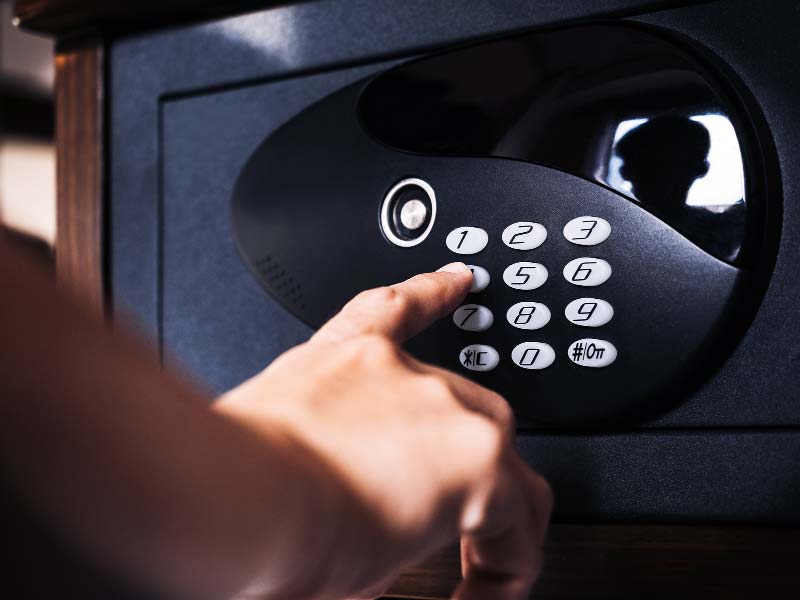 digital safe lock conversion