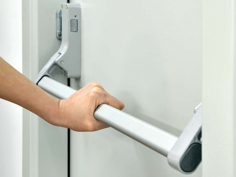 emergency door fire exit door